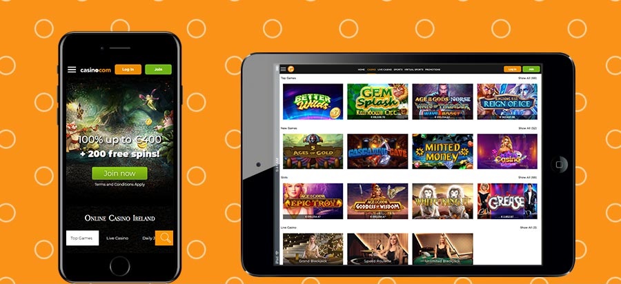 Casino.com επίσημη ιστοσελίδα του online καζίνο