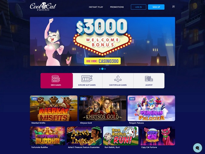 Página oficial del casino Cool Cat