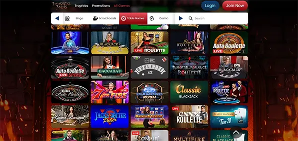 Live roulette bord